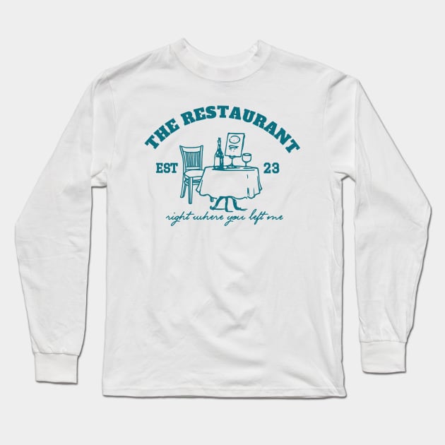 right where you left me Long Sleeve T-Shirt by shop the stan